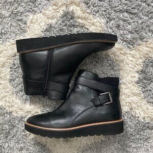Naturalizer Aster Leather Buckle Booties